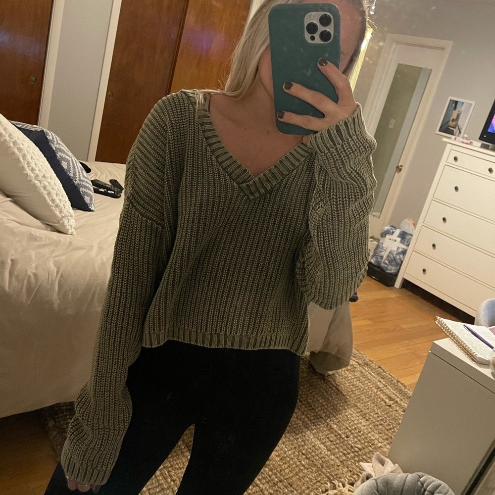 Olive Sweater NWOT